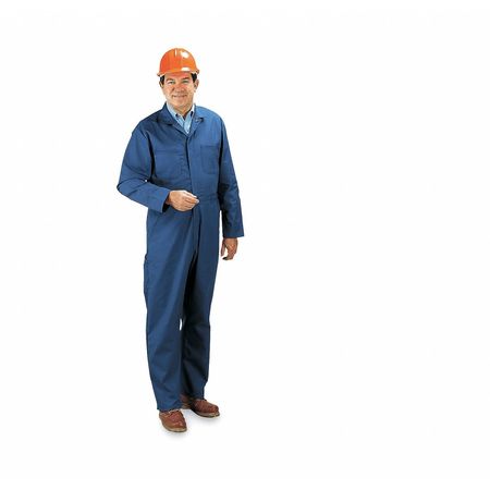 Zoro Select Coverall, Chest 42In., Navy CT10NV LN 42