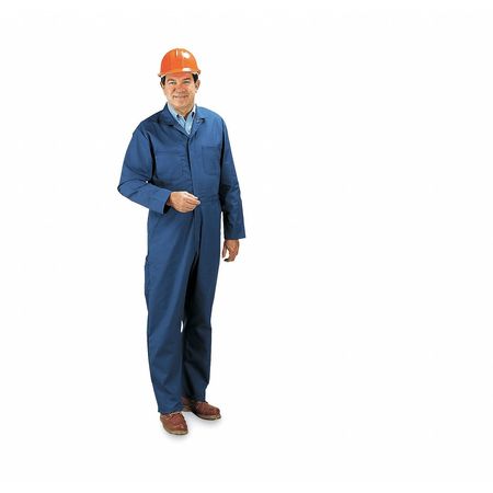 Red Kap Coverall, Chest 46In., White CT10WH RG 46