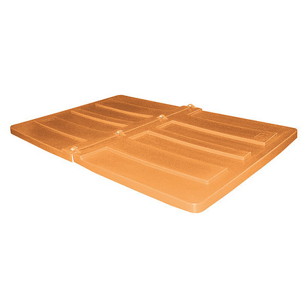 ZORO SELECT Truck Lid, Orange, Fits 59-2/5 cu. ft. 2.2LID ORANGE