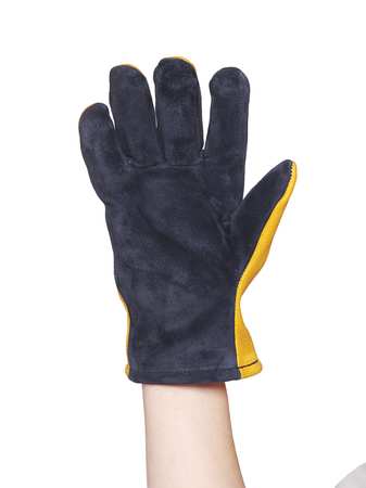Shelby Firefighters Gloves, S, Pigskin Lthr, PR 5280G S