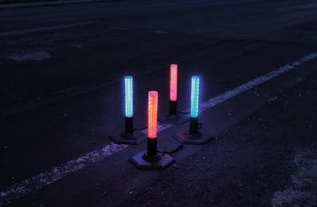 Emi LED 5-Stage Baton/Flare Kit, Red/Blue 2012