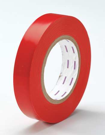 ZORO SELECT Hazard Marking Tape, Roll, 1In W, 180 ft. L 8A382
