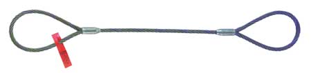 Lift-All Wire Rope Sling, Eye and Eye, 10 ft.L 14IEEX10