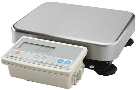 A&D WEIGHING Digital Compact Bench Scale 60 lb./30kg Capacity FG-30KBM
