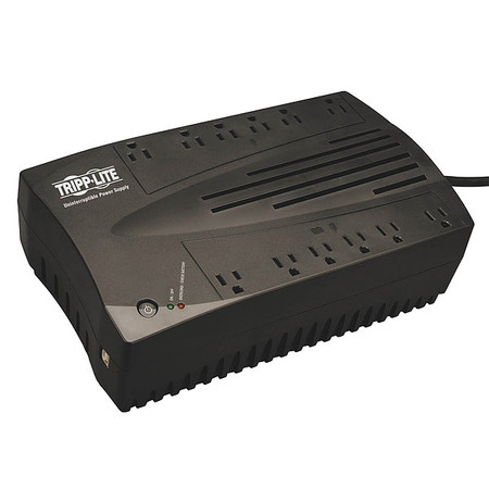 TRIPP LITE UPS System, 750 VA, 12 Outlets, Desktop/Tower, Out: 115/120V AC , In:120V AC AVR750U