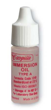 Cargille Microscope Immersion Oil, 1/4 Oz MSP-OILA-0257