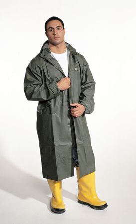 Helly Hansen Raincoat, Dark Green, S 70306_480-S