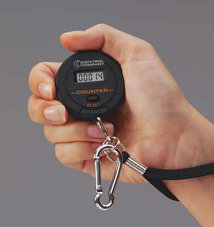 CONTROL CO Digital Counter, Key Chain, 1-7/8 in. 3129