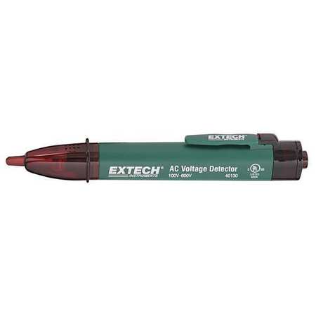 EXTECH Voltage Detector, 100 to 600V AC, 6 in Length, Audible Indication 40130