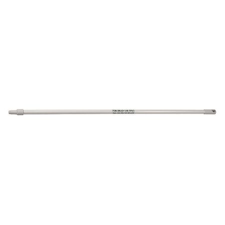 REMCO 53" Drain Brush Handle, 1 1/4 in Dia, White, Fiberglass 6053DRN