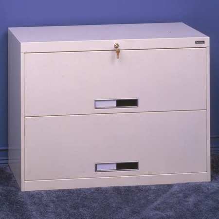 Tennsco 42" W Laterial File Cabinet, Champagne/Putty LPL4260L50 PUTTY