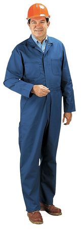 ZORO SELECT Coverall, Chest 44In., Postman Blue CT10PB LN 44