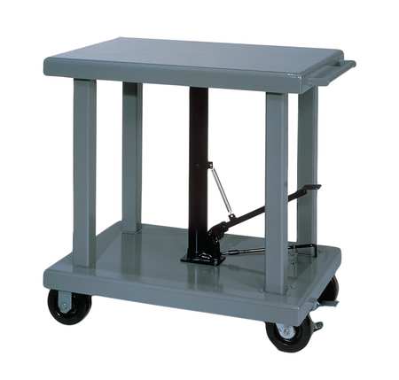 WESCO Scissor Lift Table, 2000 lb. Cap, 24"W, 36"L 260064