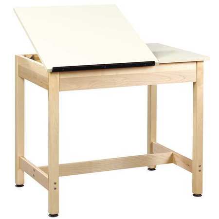 Diversified Spaces Art Table, 24" D, 36" W, 30" H, Almond, Plastic Laminate DT-9SA30