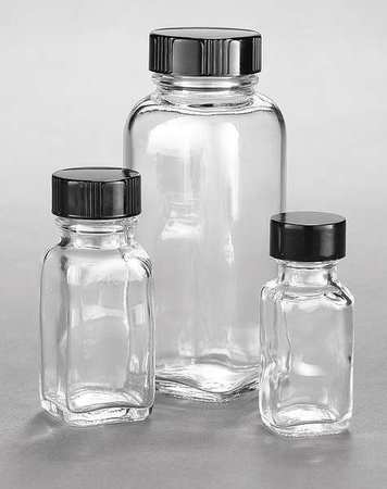 KIMBLE CHASE Square Bottle, 250mL, 137mm H, PK84 5610843B