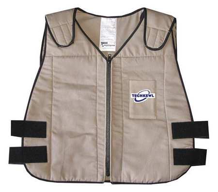 Techniche L/XL Phase Change Cotton Cooling Vest 6626-KHAL/XL