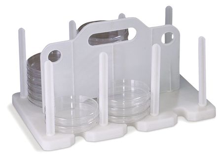 Sp Scienceware RACK PETRI DISH WH 7 IN HX8.25 F18991-0000