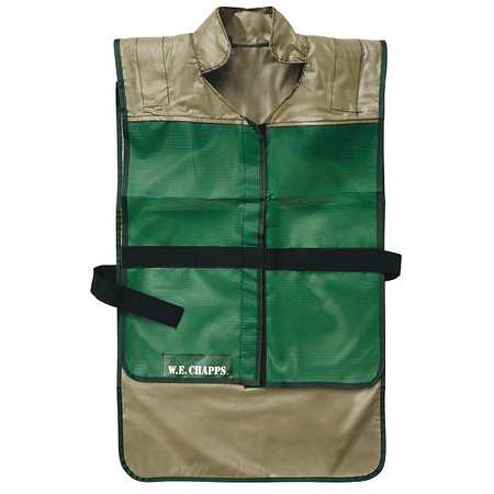 W.E. CHAPPS Vest, Butyl Rubber, Gray CSVM05