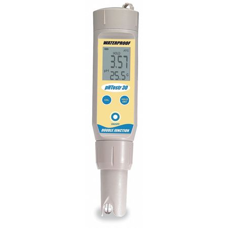 Oakton PH Tester 30, H20 Proof, -1.0 to 15, 1-3 pt WD-35634-30