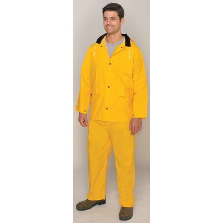 Mik Open Road PVC 3 piece Suit Yel 35100-XL