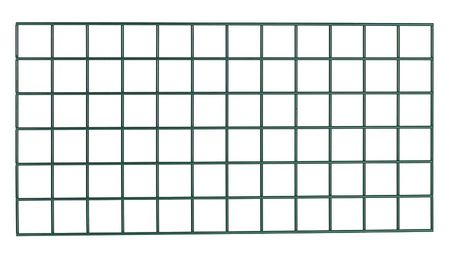 Metro Antimicrobial Steel Wire Wall Grid, 18"D x 36"W x H, Green WG1836K3