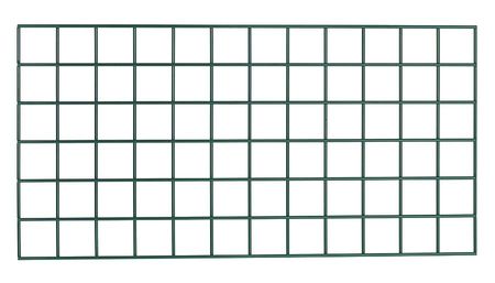 METRO Antimicrobial Steel Wire Wall Grid, 18"D x 36"W x H, Green WG1836K3