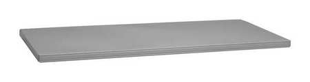 TENNSCO Shelf, 48 In x 18 In x 1-5/16 In, Gray 306   MED GRAY