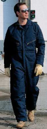 Vf Imagewear Coverall, Chest 46 to 48In., Navy CT30NV RG XL