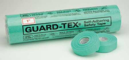 Guard-Tex Safety Tape, Green, 1 In. W, 30 yd. L, PK12 41308-1