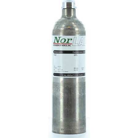 NORCO Calibration Gas Cylinder, 29L F100525PN