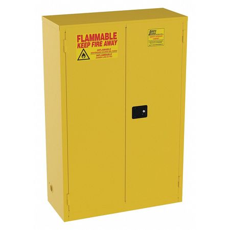 JAMCO Cabinet, 2-Dr, 45 gal., Flammable, 18 x 65 x 43 BS45YP