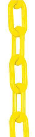 Zoro Select Plastic Chain, 3 In x 300 ft, Yellow 80002-300