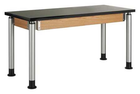 DIVERSIFIED SPACES Science Lab Table , 54" W 39" H, Wood P8204K