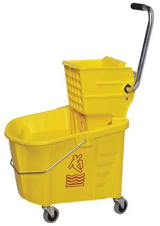 Continental Commercial Products 12 to 32 oz Side Press Mop Bucket and Wringer 335-312Y