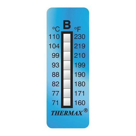 Thermax Non-Rev Temp Indicator, PK10 80609