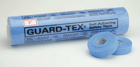 GUARD-TEX Safety Tape, Blue, 1 In. W, 30 yd. L, PK12 41408-1