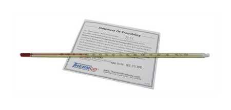 THERMCO Liquid In Glass Thermometer, 0 to 300F LSS6123SFC