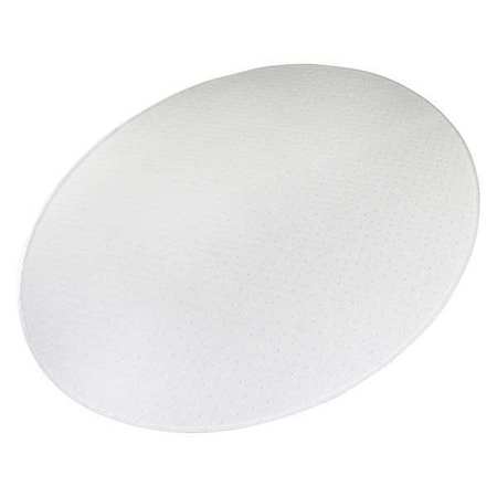 ALECO Designer Chair Mat 48"x60", Oval Shape, Clear, for Carpet 120433