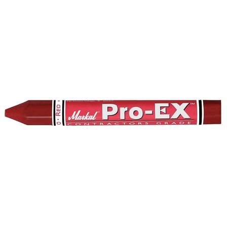 Markal Lumber Crayon, Large Tip, Red Color Family, Clay, 12 PK 80382