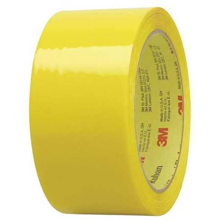 3M Box Sealing Tape, Yellow, 48mm x 50m, PK 36 373
