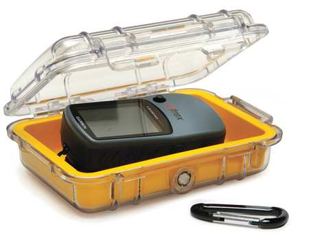 Pelican Micro Case, Yellow, 6.82 x 4.75 x 2.12 In 1020-027-100