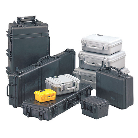 Pelican Black Protective Case, 24.39"L x 19.36"W x 8.79"D 1600