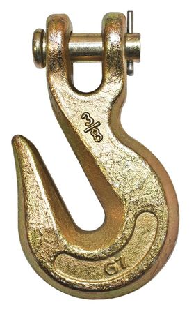 B/A PRODUCTS CO Grab Hook, Steel, G70, Clevis, 6600 lb. 11-38G7H