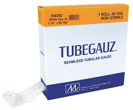 Zoro Select Tubular Gauze, Non-Sterile, Cotton Gauze MTGG142033