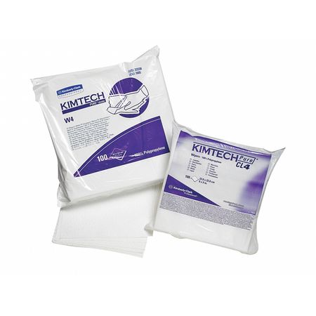 KIMBERLY-CLARK Critical Task Wipes, White, Polypropylene, 100 Wipes, 12 in x 12 in, 100 PK 10329560/33330