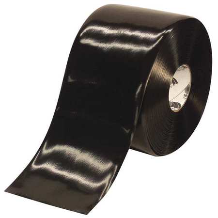 Mighty Line Marking Tape, Roll, 6In W, 100 ft. L 6RBLK