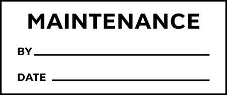 STRANCO Inspection Label, ENG, Maintenance, PK225, TC3-10911 TC3-10911