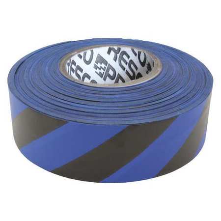 ZORO SELECT Flagging Tape, Blue/Blk, 300ft x 1-3/16In SBBK-200