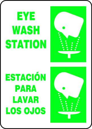 ACCUFORM Spanish-Bilingual First Aid Sign, Width: 10", SBMFSR501VA SBMFSR501VA