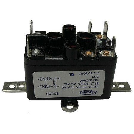 SUPCO Fan Relay, 120VAC, NO/NC 90382